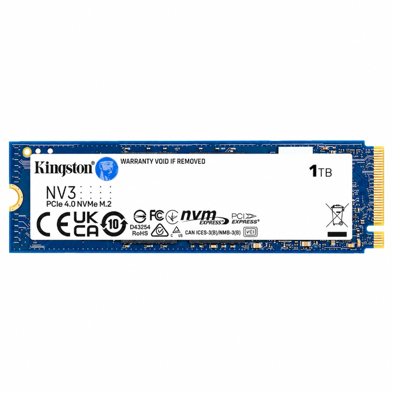 Kingston NV3 SSD 1TB PCIe NVMe Gen 4.0